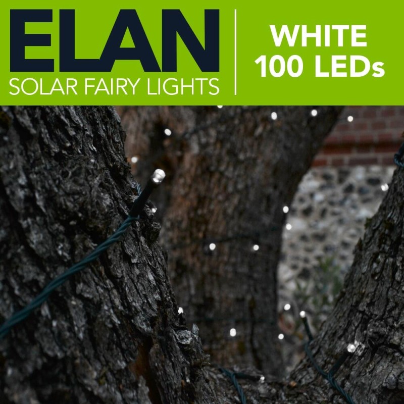Elan Solcelle lyskæde (100/200LED, Hvid)