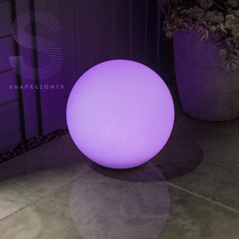 Kuglelampe på solceller/USB (farve kan indstilles)