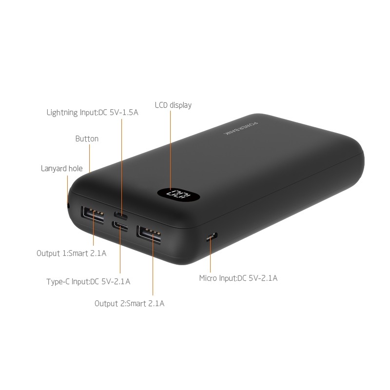 20.000mAh powerbank