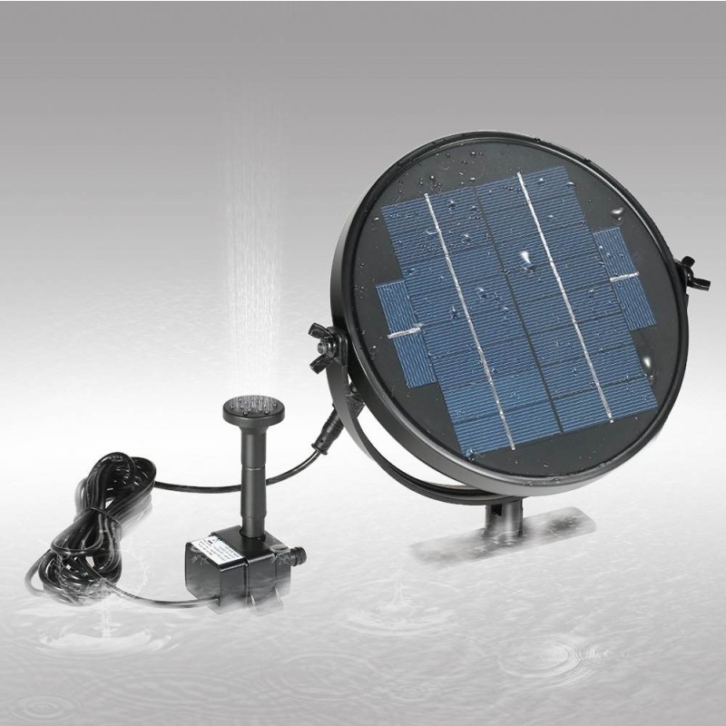 Udendørs springvand med solceller (3W)