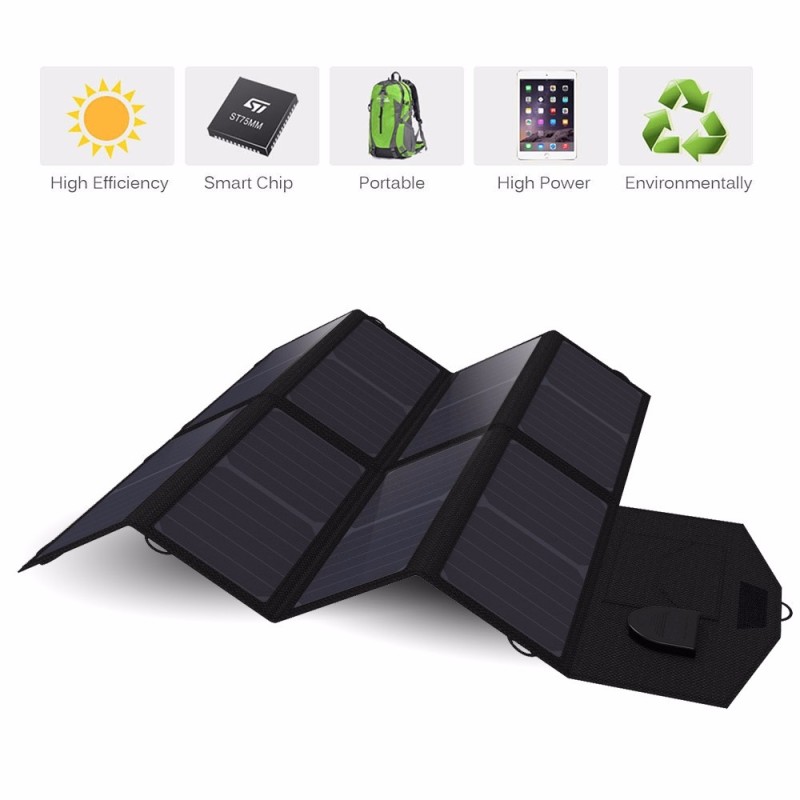40W solcelleoplader