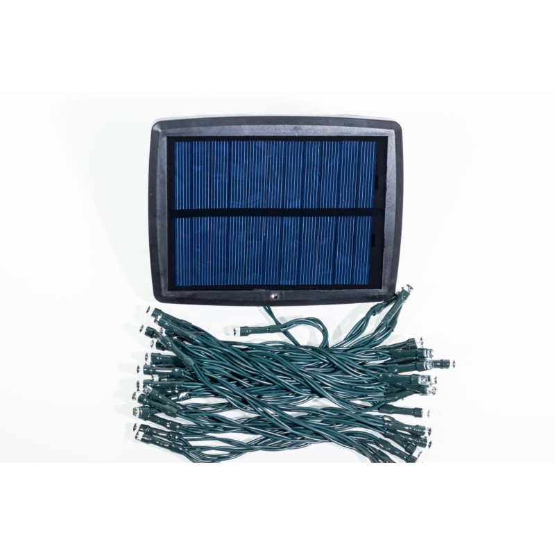 Aurora solcelle lyskæde (50 LED, hvid)