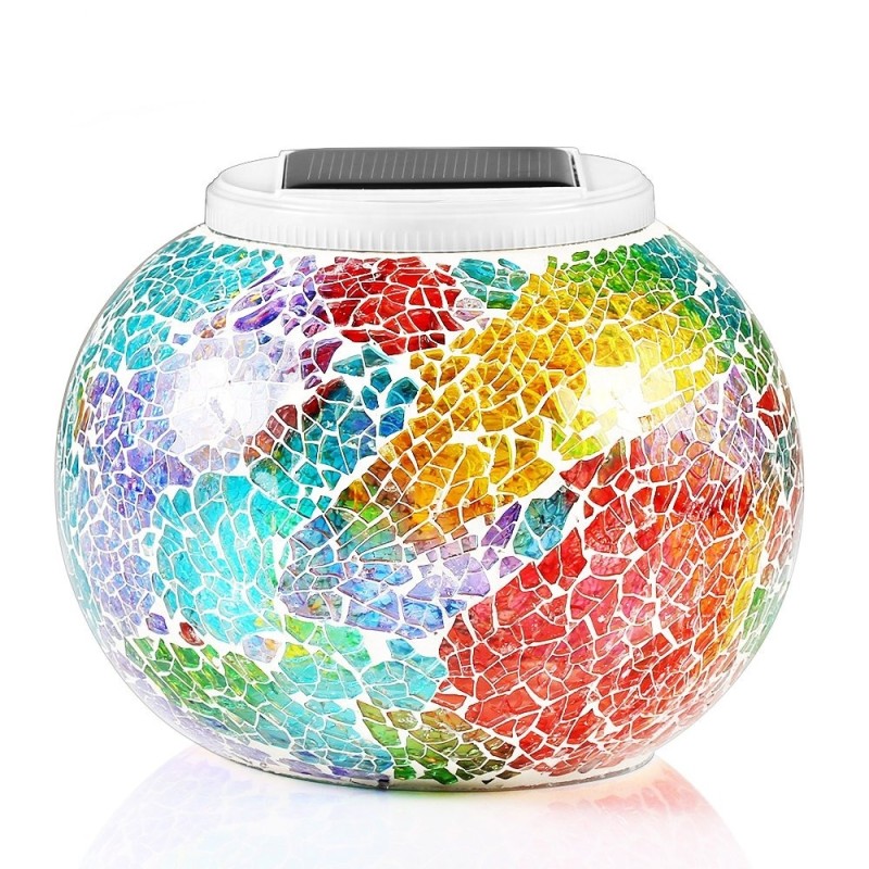 Akasia solcelle bordlampe 'Transcend'