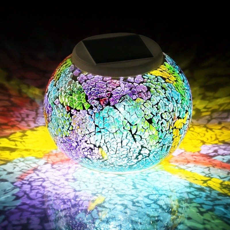 Akasia solcelle bordlampe 'Transcend'