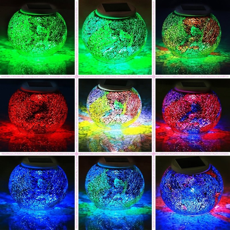 Akasia solcelle bordlampe 'Transcend'