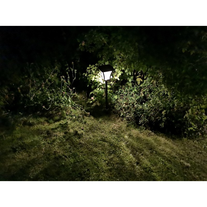 God solcellelampe