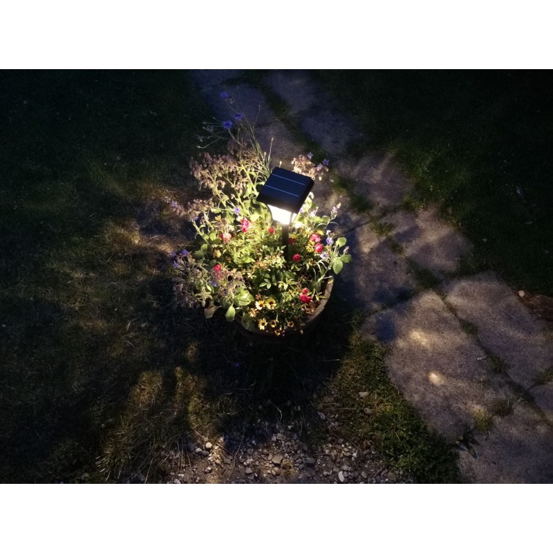 God solcellelampe