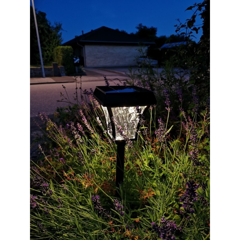 God solcellelampe