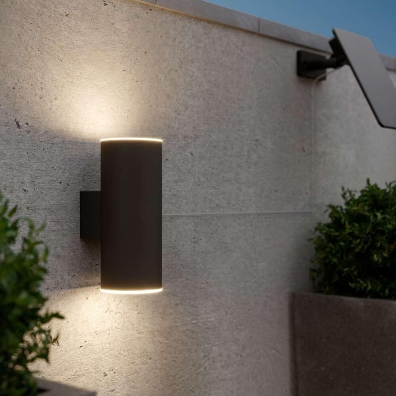 Chester væglampe (antracit, 100 lumens)
