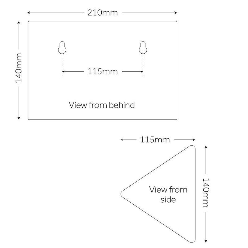 Eco wedge elite solcelle lampe