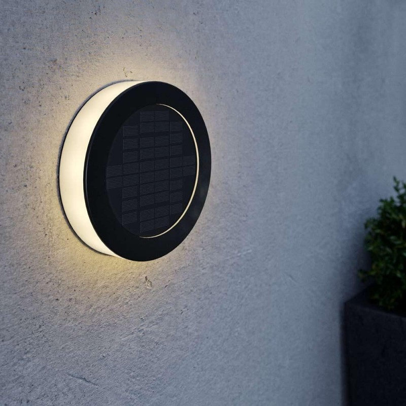 Eco Disc solcelle væglampe