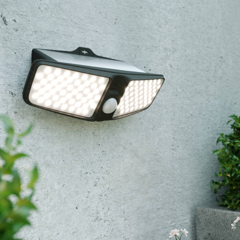 Eco Wedge Twin solcelle projektør (350lm)