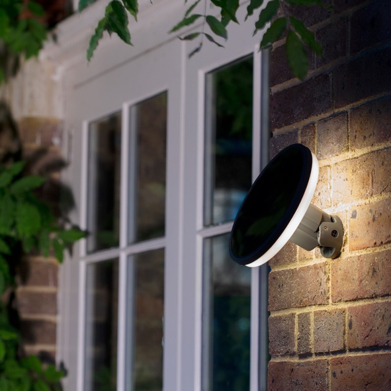 Halo solcelle væglampe (150 lumen)