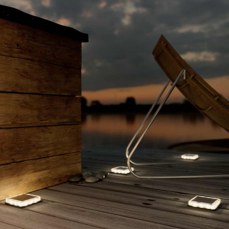 Lincoln terrasse spot med solceller