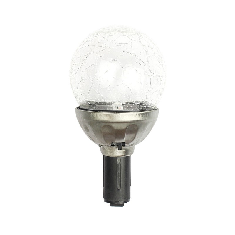 Solcelle kuglelys på spyd (sæt af 4 - H35 cm)