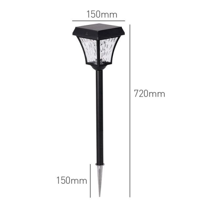 God solcellelampe