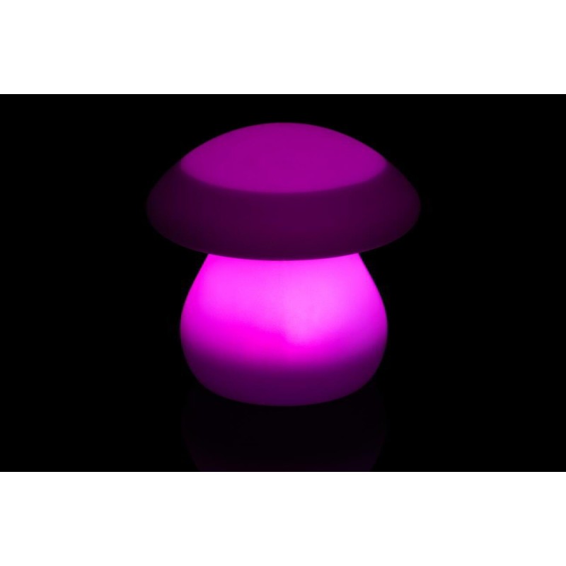 formlampe solcelle svamp