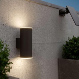 chester sort solcellelampe
