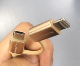 USB kabel micro USB apple lightning