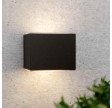 avon solcelle væglampe aluminium
