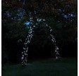 Solcelle lyskæde 100led hvid