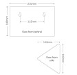 Eco wedge elite solcelle lampe