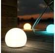 Solcellelampe med farver