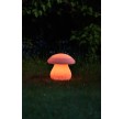 formlampe solcelle svamp