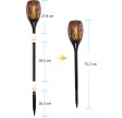 SunFlame Premium Solcellefakkel