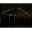 Solcelle lyskæde 100led hvid